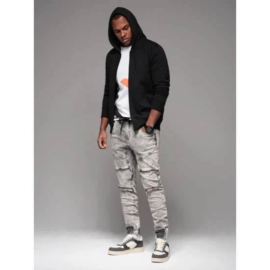 Vīriešu pelēkie treniņbikses Adren V4 OM-PADJ-0243