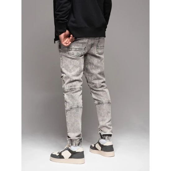 Vīriešu pelēkie treniņbikses Adren V4 OM-PADJ-0243