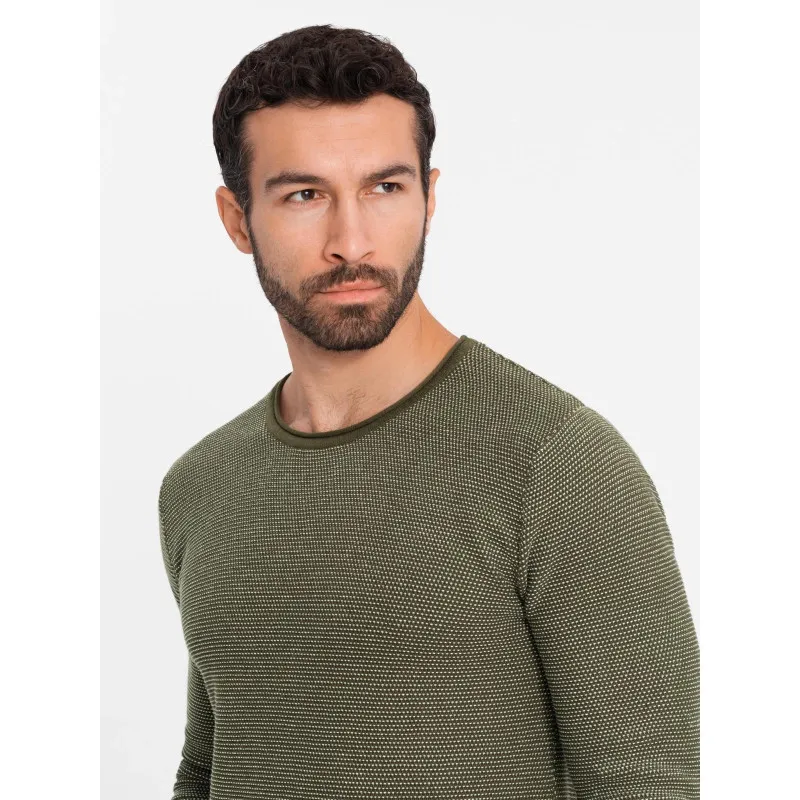 Vīriešu zaļš kardigāns Omāna V2 OM-SWSW-0118