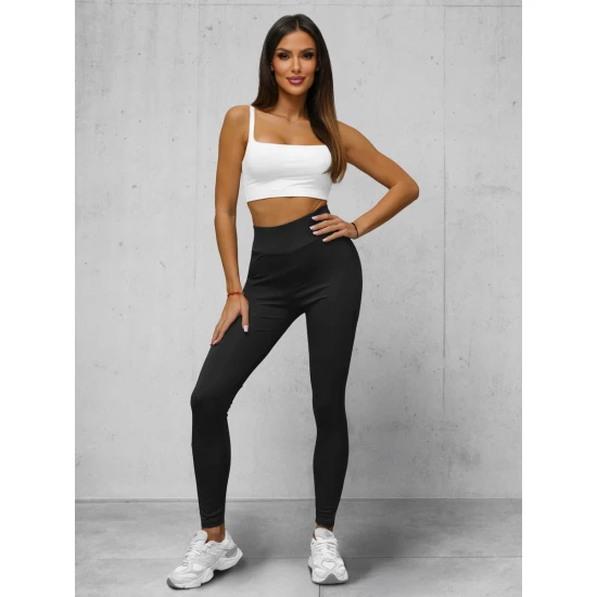 Sieviešu bikses melnā krāsā Fix JS/35K1602/3