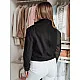 Melna sieviešu oversize bomber jaka Milina TY4791