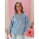 Sieviešu zils džemperis Flori