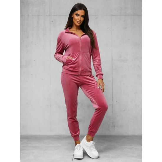 Sieviešu tumši rozā velūra komplekts Rosita JS/35C1610/19