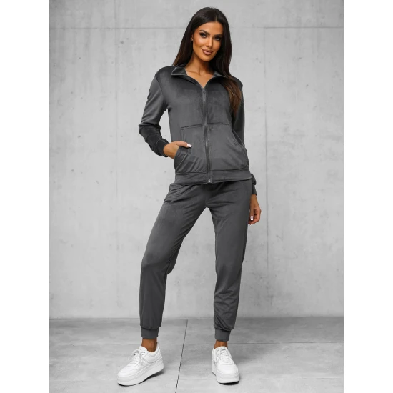 Sieviešu pelēks velūra komplekts Rosita JS/35C1610/5