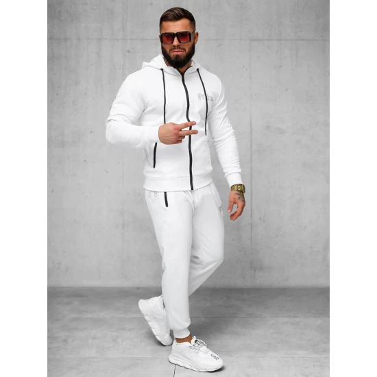 Vīriešu ikdienas uzvalks Matin balts O/FF3781AB