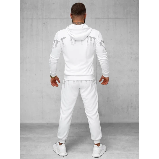 Vīriešu ikdienas uzvalks Matin balts O/FF3781AB