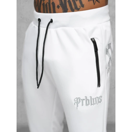 Vīriešu ikdienas uzvalks Matin balts O/FF3781AB