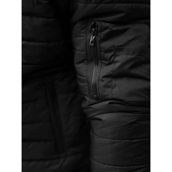 Vīriešu stepēta melna jaka Minti JS/MY02Z