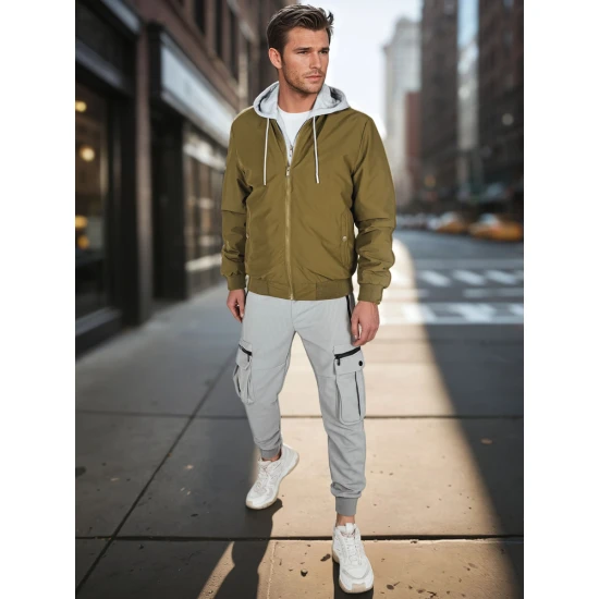 Vīriešu zaļa bumbierjaka Edmin TX5022