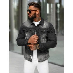 Melna džinsa jaka Onil