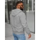 Vīriešu pelēka jaka ar kapuci Pyter JS/31M5069/215