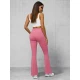 Sieviešu ikdienas tumši rozā bikses Alin JS/17K588/111