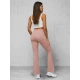 Sieviešu ikdienas rozā bikses Alin JS/17K588/7