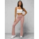 Sieviešu ikdienas rozā bikses Alin JS/17K588/7