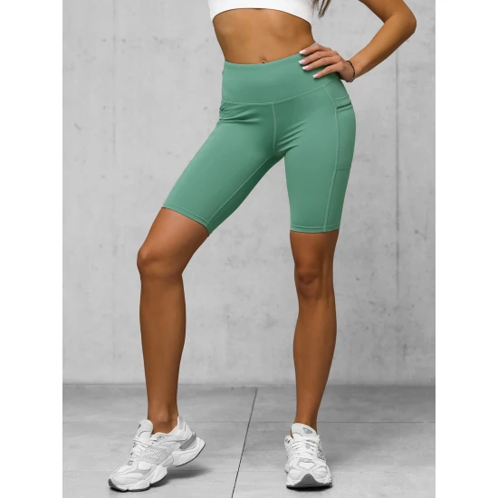 Sieviešu piparmētru krāsas baikera šorti Neli JS/XY24004S