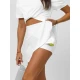Sieviešu balts svārki-šorti Melani JS/17K590/1