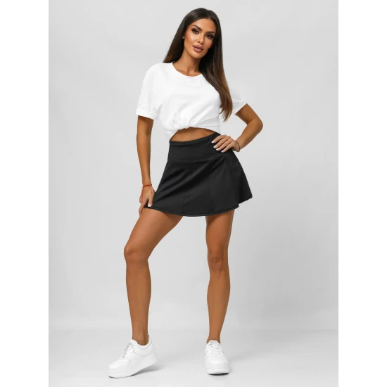 Melani sieviešu melns svārki-šorti Melani JS/17K590/3