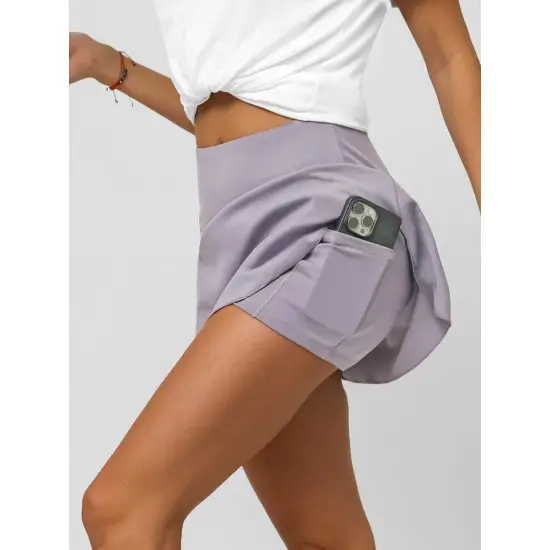 Sieviešu violeti svārki-šorti Active JS/17K568/2