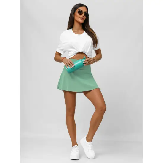 Sieviešu zaļi svārki-šorti Active JS/17K568/88