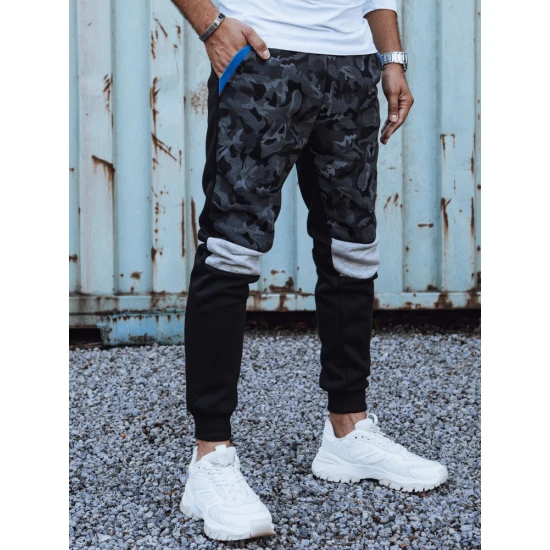 Vīriešu melnas ikdienas bikses Army UX4429