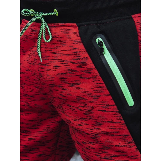 Vīriešu ikdienas bikses Klorun sarkanā krāsā UX4442