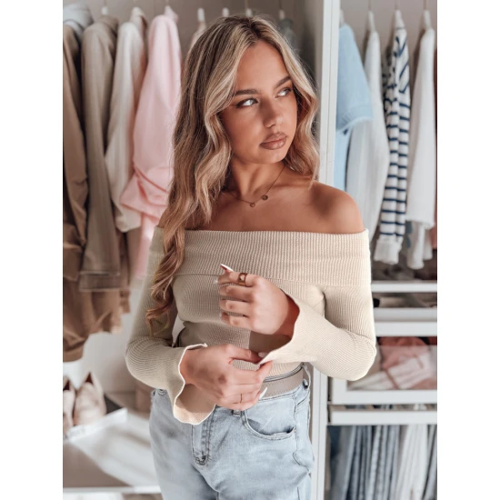 Sieviešu brūns džemperis MY2428