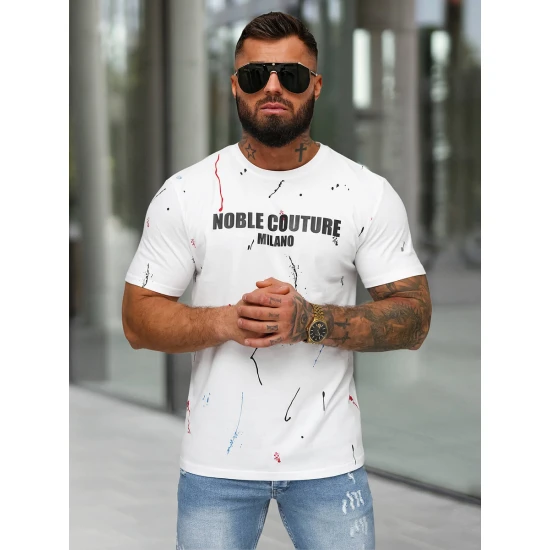 Vīriešu balts krekls Milan