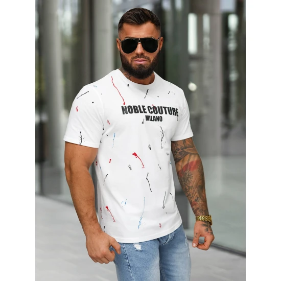 Vīriešu balts krekls Milan