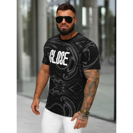 Vīriešu melns krekls Aizvērt