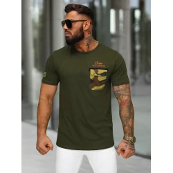 Vīriešu haki krāsas Soldier T-krekls