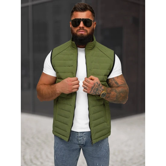 Vīriešu haki krāsas veste Edoar JS/31M5062/136