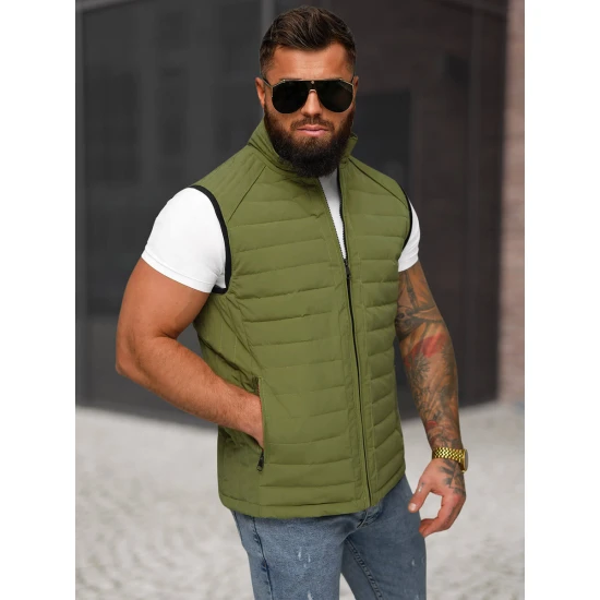 Vīriešu haki krāsas veste Edoar JS/31M5062/136