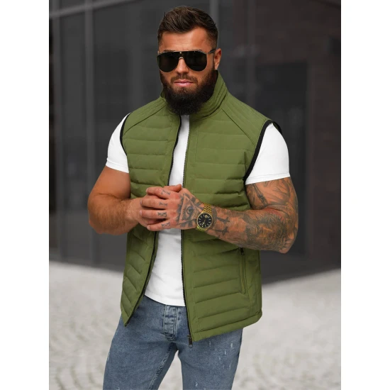 Vīriešu haki krāsas veste Edoar JS/31M5062/136