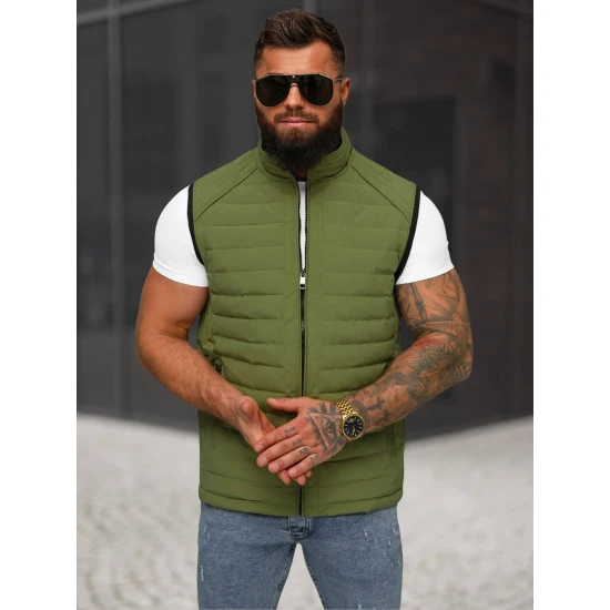 Vīriešu haki krāsas veste Edoar JS/31M5062/136