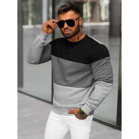 Vīriešu pelēks džemperis Diego JS/8B1303/2