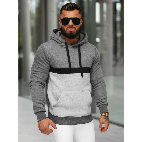 Vīriešu tumši pelēks džemperis Ovil JS/8B1319/5