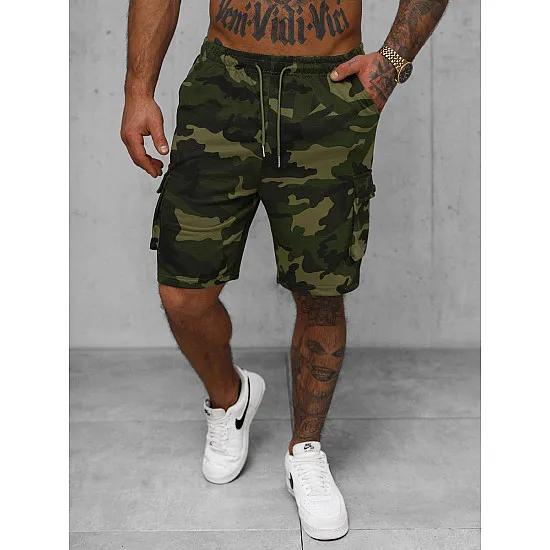 Vīriešu zaļi maskēšanās šorti armija JS/8K282/29