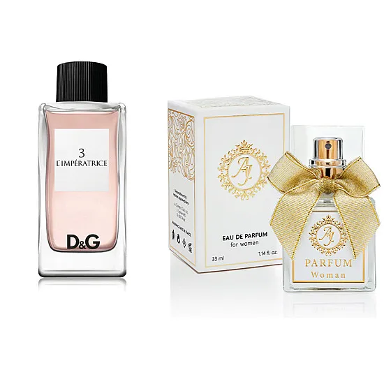 AJ Deluxe Nr16 smaržas, iedvesmotas no Dolce & Gabbana 3 L'Imperatrice 50 ml AJDeluxe16-50 French Perfumes