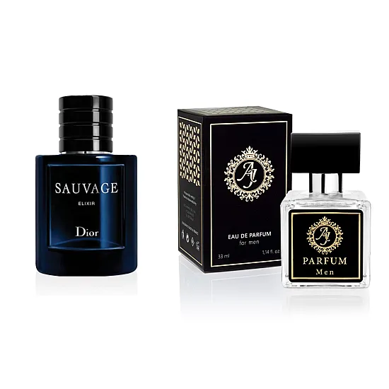 AJ Deluxe Nr485 smaržas, iedvesmotas no Dior - Sauvage Elixir 33 ml AJDeluxe485-33 French Perfumes