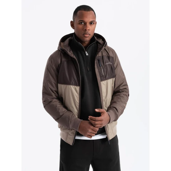 Vīriešu brūna jaka Inito Jakas