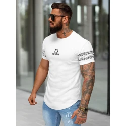 Vīriešu balts krekls Bicon