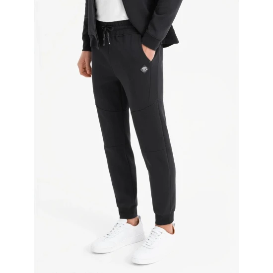 Vīriešu melnas bikses Kerni Bikses