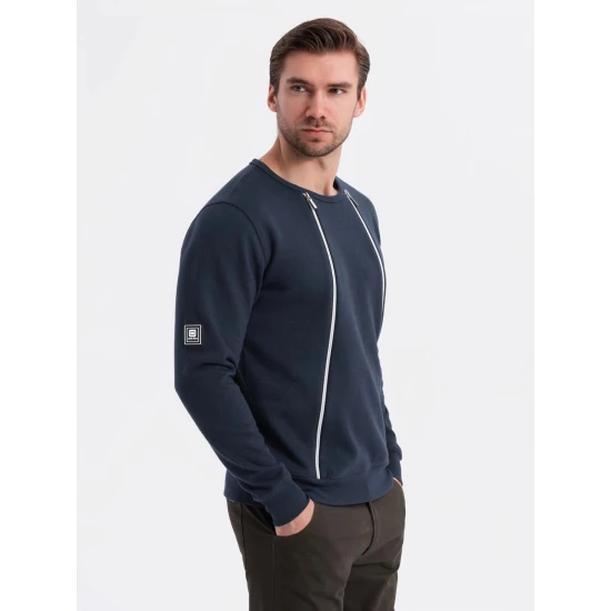 Vīriešu tumši zils džemperis Anum V2 OM-SSNZ-0187