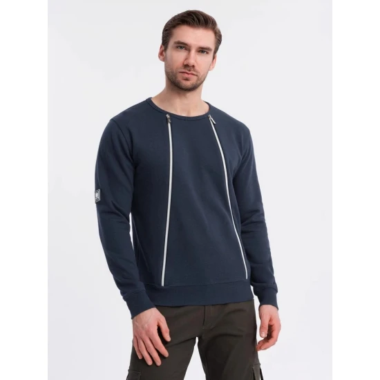 Vīriešu tumši zils džemperis Anum V2 OM-SSNZ-0187