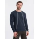 Vīriešu tumši zils džemperis Anum V2 OM-SSNZ-0187