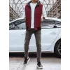 Vīriešu bordo krāsas veste Minel JS/MY88Z