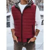 Vīriešu bordo krāsas veste Minel JS/MY88Z
