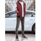 Vīriešu bordo krāsas veste Minel JS/MY88Z