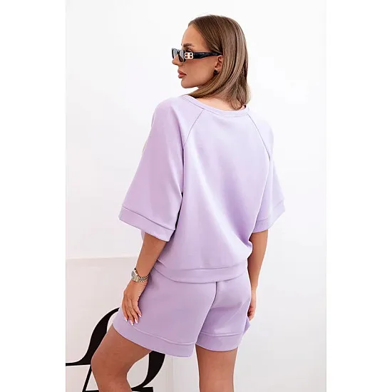 Fioletowy komplet damski Nika 32233