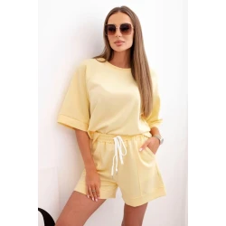 Sieviešu komplekts dzeltenā krāsā Nika
